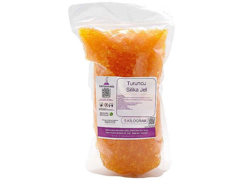 Turuncu Silika Jel 5 KG - Kimyacınız