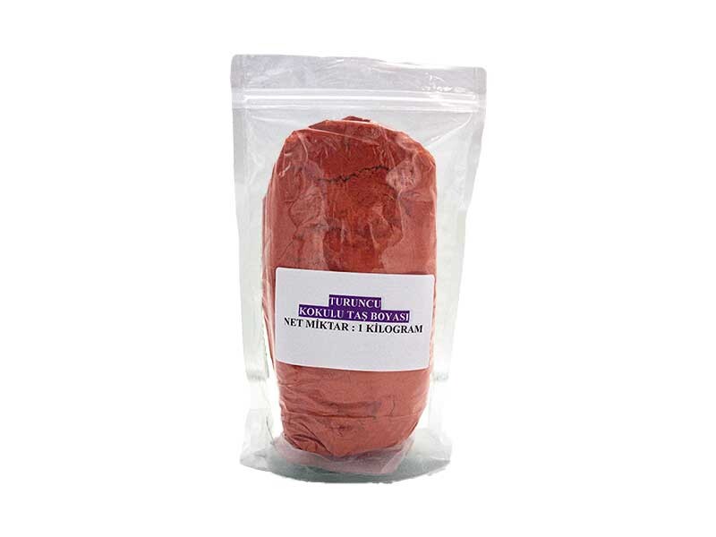 Turuncu Taş Boyası Toz 1 KG - Kimyacınız
