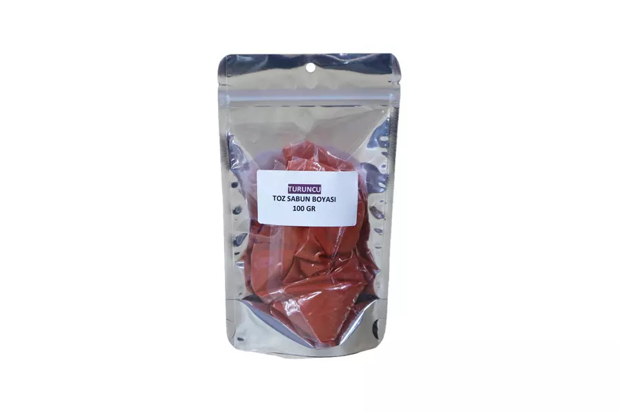 Turuncu Toz Doğal Sabun Boyası 100 GR - 1