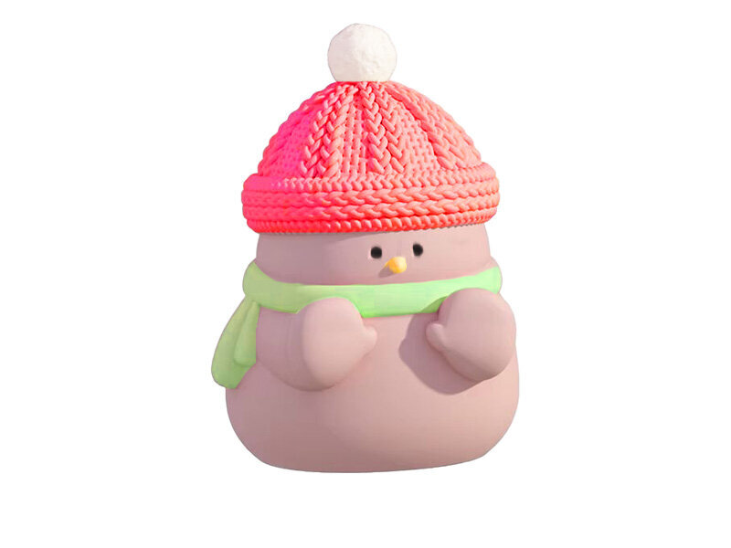 Üşüyen Kardan Adam Silikon Mum Kalıbı M-308 - 2