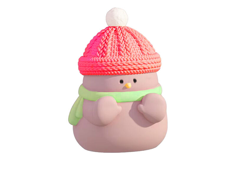 Üşüyen Kardan Adam Silikon Mum Kalıbı M-308 - 2