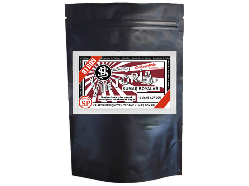 Viktoria Kumaş Boyası 10 Vişne  Renk 1 Kg - 1