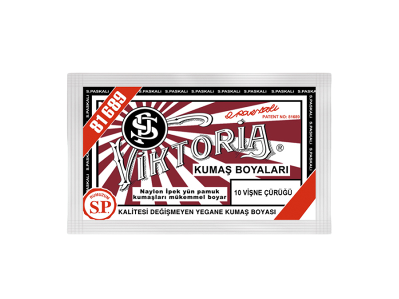 Viktoria Kumaş Boyası 10 Vişne  Renk - 1