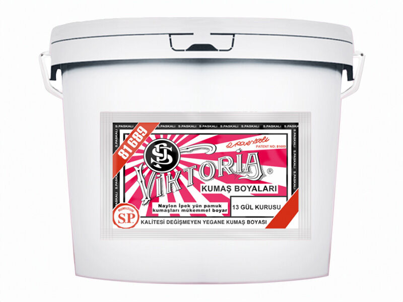 Viktoria Kumaş Boyası 13 Gül  Renk 5 Kg - 1