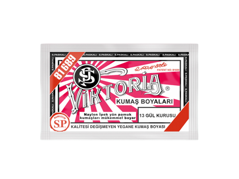 Viktoria Kumaş Boyası 13 Gül  Renk - 1