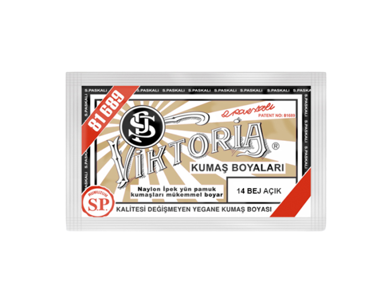 Viktoria Kumaş Boyası 14 Bej  Renk - Kimyacınız