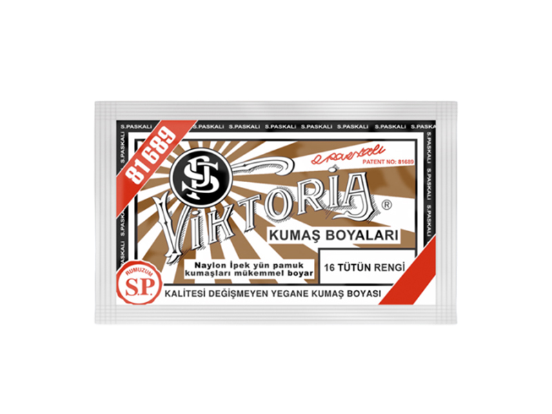 Viktoria Kumaş Boyası 16 Tütün  Renk - 1