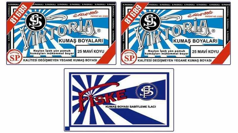 Viktoria Kumaş Boyası 25 Mavi Koyu  Renk  2 Adet + Fiske Sabitleme İlacı - Kimyacınız