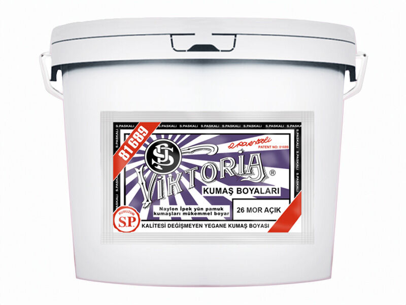 Viktoria Kumaş Boyası 26 Mor Açık  Renk 5 Kg - 1