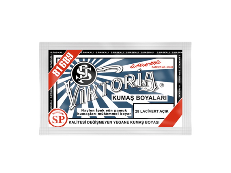 Viktoria Kumaş Boyası 28 Açık Lacivert  Renk - 1