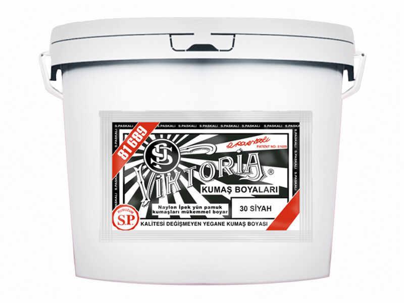 Viktoria Kumaş Boyası 30 Siyah  Renk 5 Kg - 1