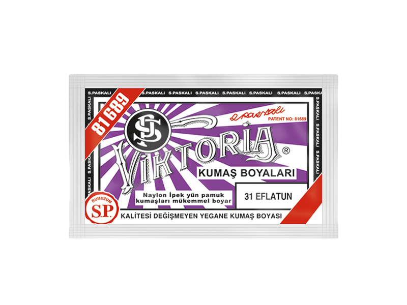 Viktoria Kumaş Boyası 31 Eflatun  Renk - 1