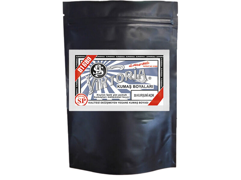 Viktoria Kumaş Boyası 33 Kurşuni Açık  Renk 1 Kg - 1