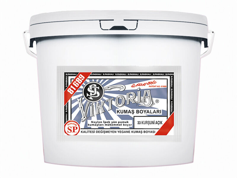 Viktoria Kumaş Boyası 33 Kurşuni Açık  Renk 5 Kg - 1