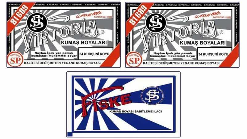 Viktoria Kumaş Boyası 34 Kurşuni Koyu  Renk  2 Adet + Fiske Sabitleme İlacı - 1