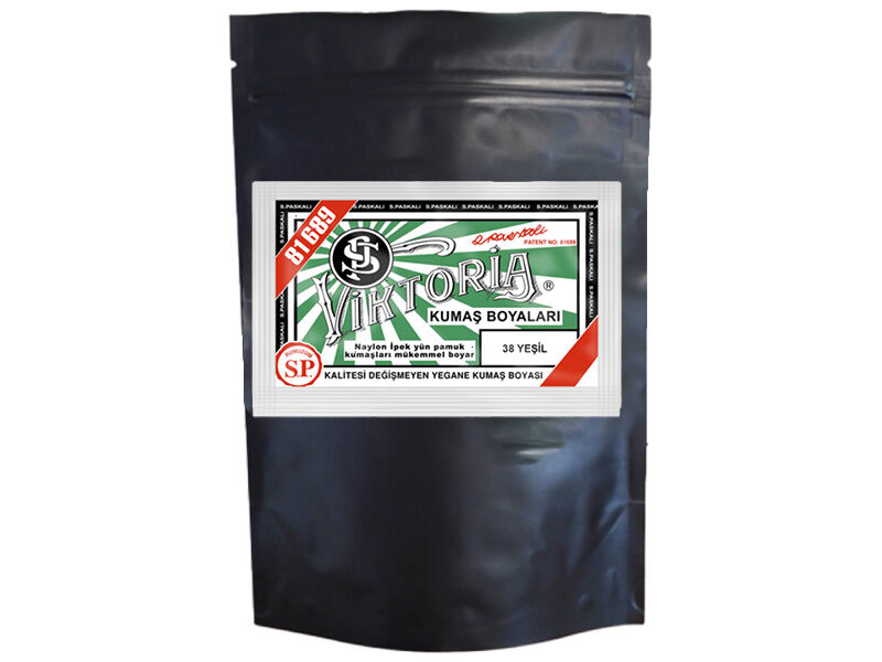 Viktoria Kumaş Boyası 38 Yeşil  Renk 1 Kg - 1