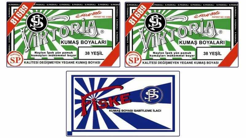 Viktoria Kumaş Boyası 38 Yeşil  Renk  2 Adet + Fiske Sabitleme İlacı - 1