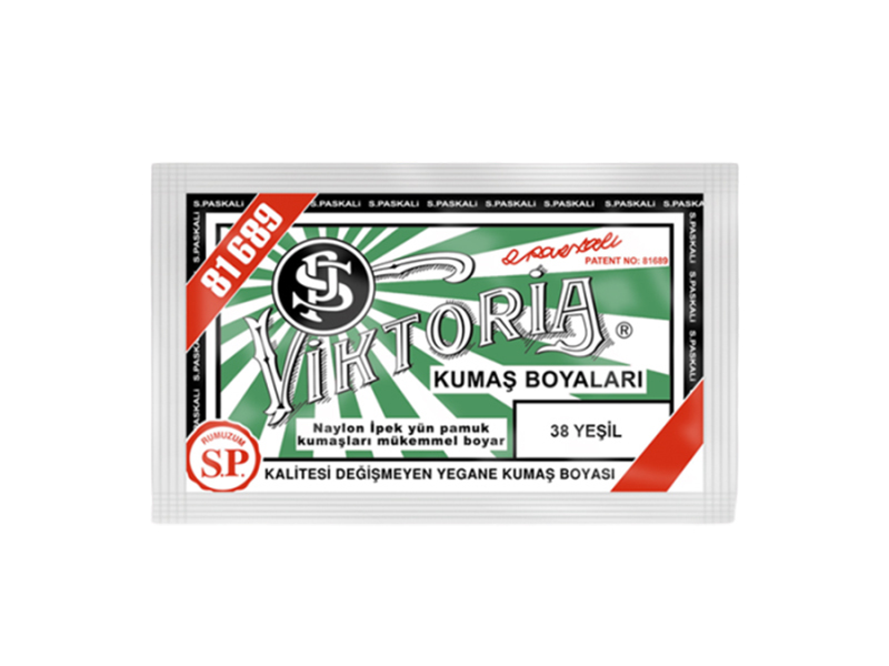 Viktoria Kumaş Boyası 38 Yeşil  Renk - 1