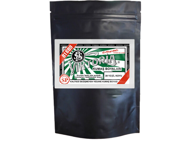 Viktoria Kumaş Boyası 39 Koyu Yeşil  Renk 1 Kg - 1