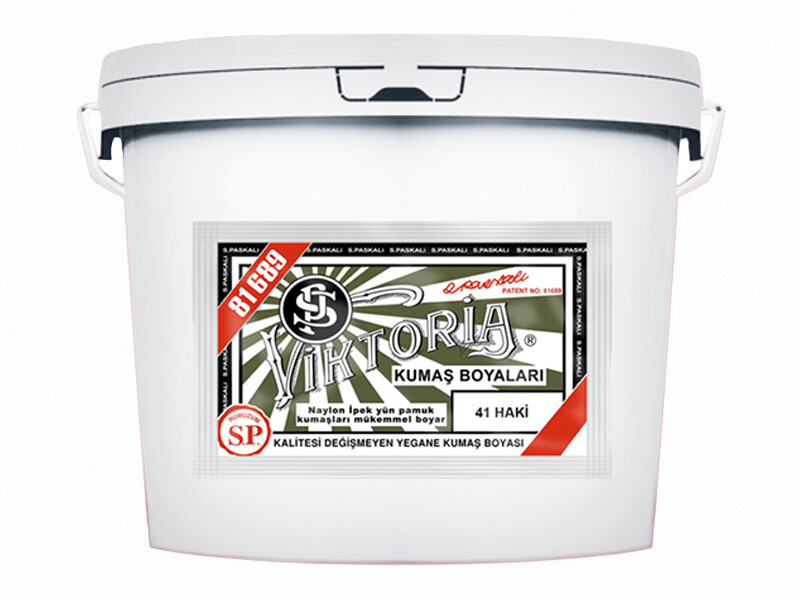 Viktoria Kumaş Boyası 41 Haki  Renk 5 Kg - Kimyacınız