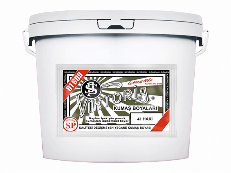 Viktoria Kumaş Boyası 41 Haki  Renk 5 Kg - 1