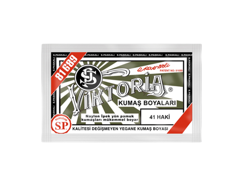 Viktoria Kumaş Boyası 41 Haki  Renk - Kimyacınız