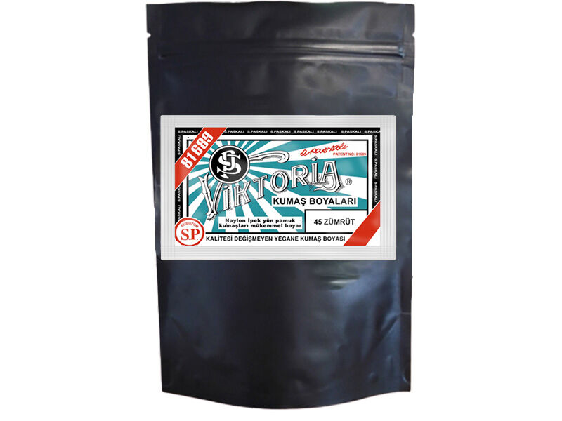 Viktoria Kumaş Boyası 45 Zümrüt  Renk 1 Kg - 1