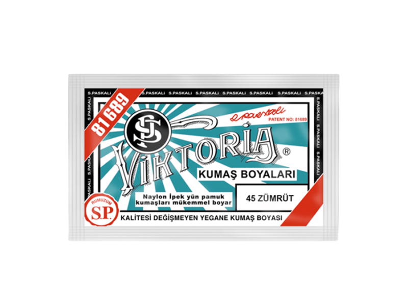 Viktoria Kumaş Boyası 45 Zümrüt  Renk - Kimyacınız