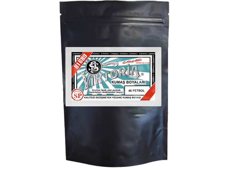 Viktoria Kumaş Boyası 46 Petrol  Renk 1 Kg - Kimyacınız