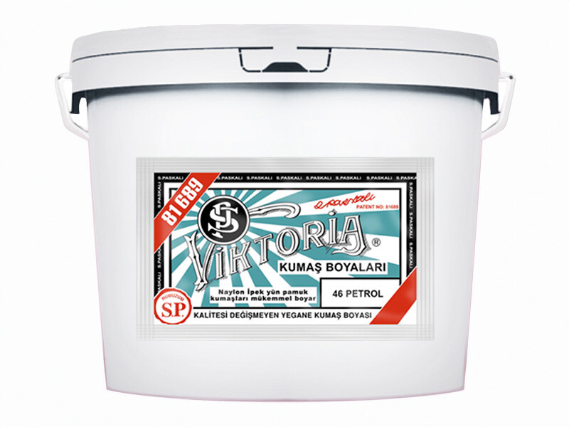 Viktoria Kumaş Boyası 46 Petrol  Renk 5 Kg - Kimyacınız