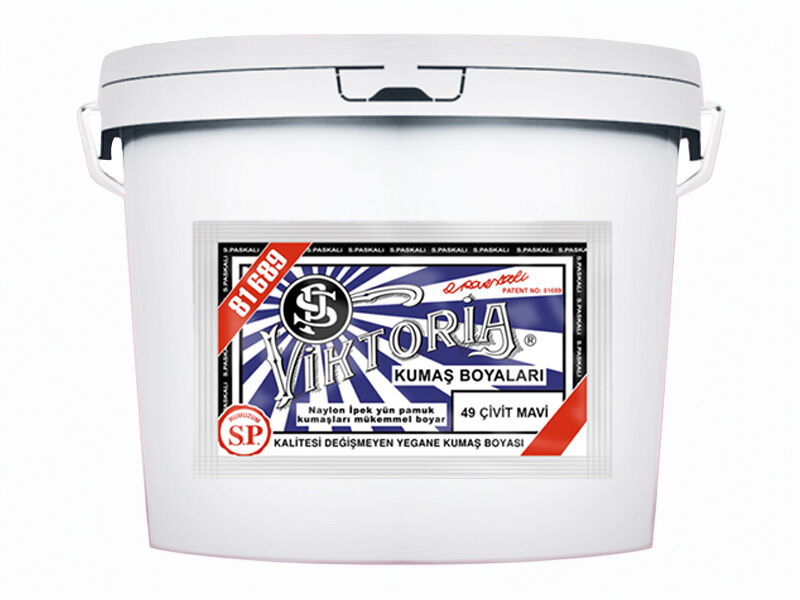 Viktoria Kumaş Boyası 49 Çivit Mavi  Renk 5 Kg - 1