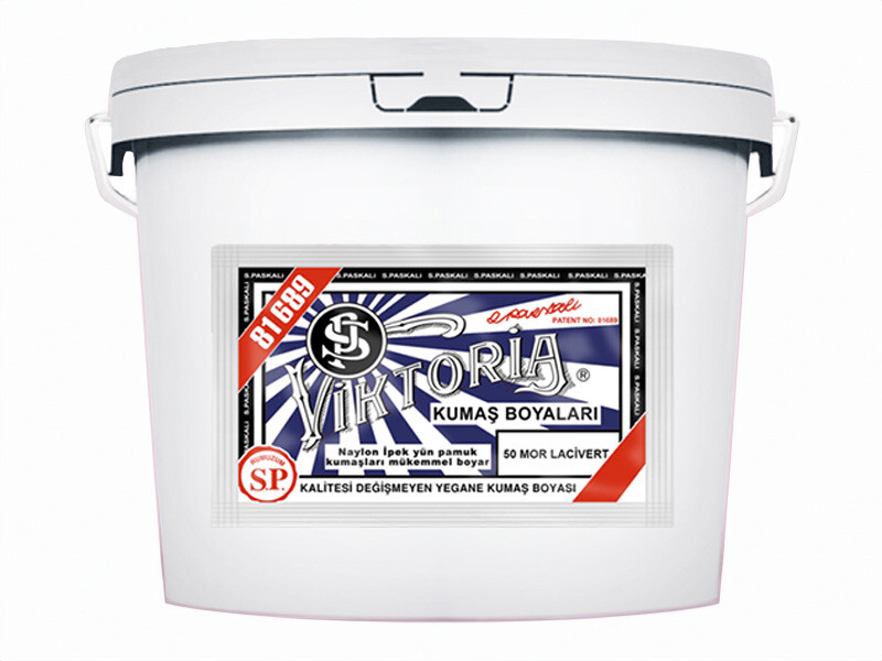 Viktoria Kumaş Boyası 50 M.Lacivert  Renk 5 Kg - Kimyacınız