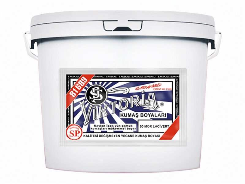 Viktoria Kumaş Boyası 50 M.Lacivert  Renk 5 Kg - 1
