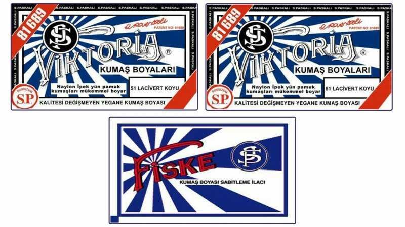 Viktoria Kumaş Boyası 51 Lacivert  Renk  2 Adet + Fiske Sabitleme İlacı - 1