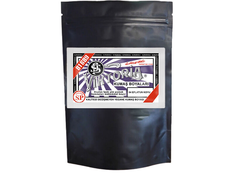 Viktoria Kumaş Boyası 54 Eflatun Koyu  Renk 1 Kg - 1