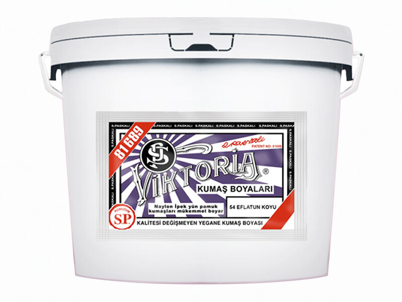 Viktoria Kumaş Boyası 54 Eflatun Koyu  Renk 5 Kg - 1