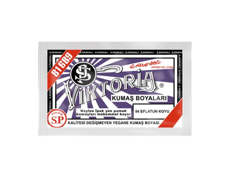 Viktoria Kumaş Boyası 54 Eflatun Koyu  Renk - Kimyacınız