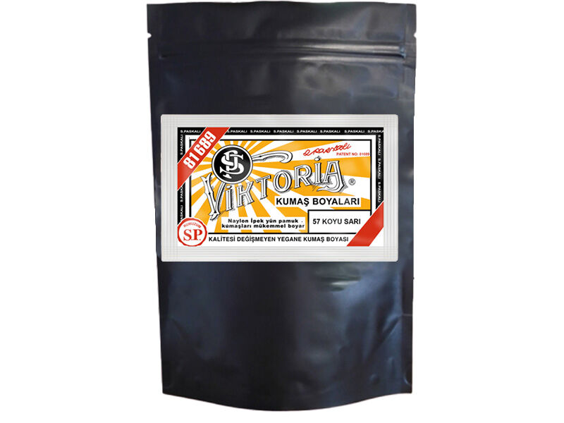 Viktoria Kumaş Boyası 57 Koyu Sarı  Renk 1 Kg - 1