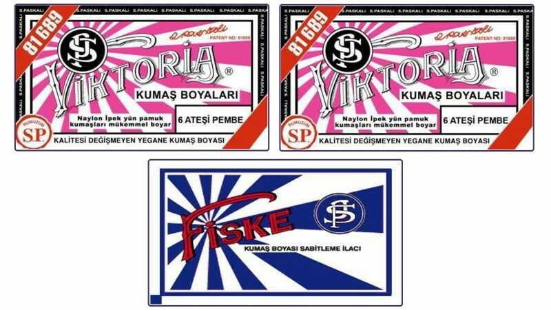 Viktoria Kumaş Boyası 6 Ateşi Pembe  Renk  2 Adet + Fiske Sabitleme İlacı - 1