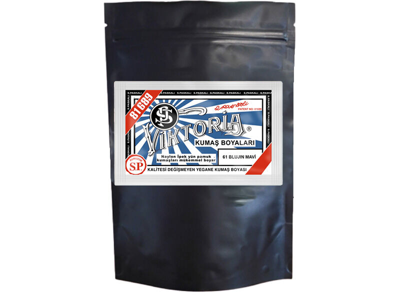 Viktoria Kumaş Boyası 61 Blujin  Renk 1 Kg - 1