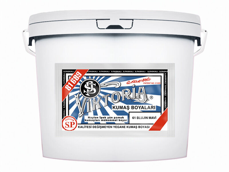 Viktoria Kumaş Boyası 61 Blujin  Renk 5 Kg - 1