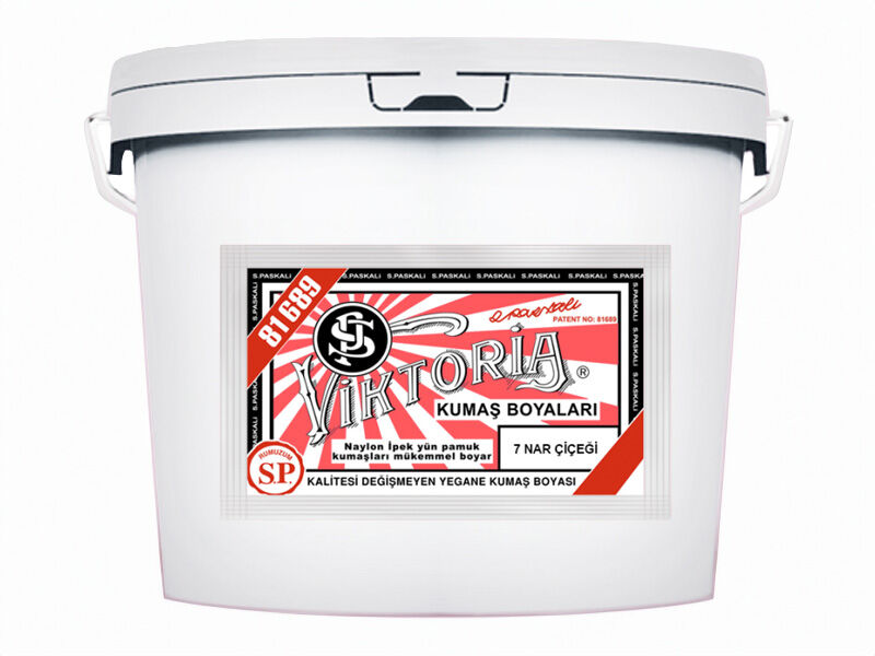 Viktoria Kumaş Boyası 7 Nar Çiçeği  Renk 5 Kg - 1