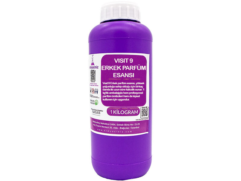 Vısıt 9 Erkek Parfüm Esansı 1 KG - Kimyaciniz