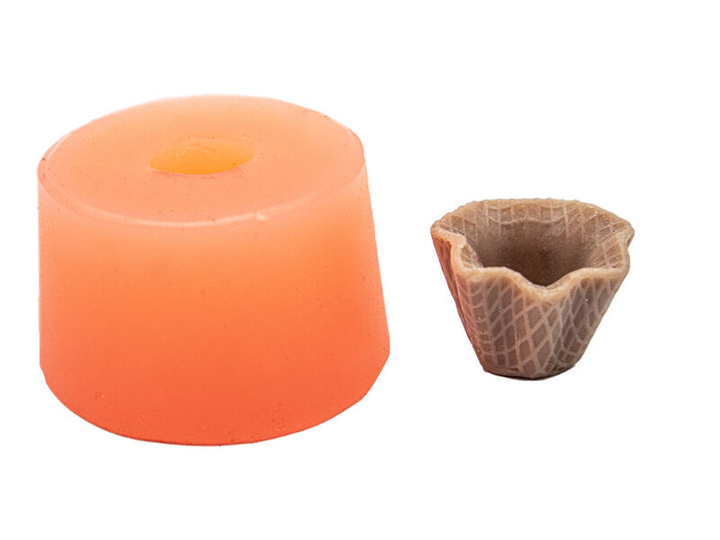 Waffle Dondurma Külahı Silikon Mum Kalıbı M-304 - 1