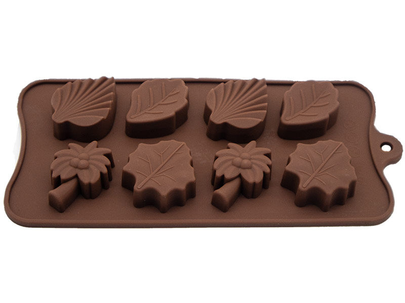 Yaprak 8'li Silikon Kalıbı KM-1318 - 1