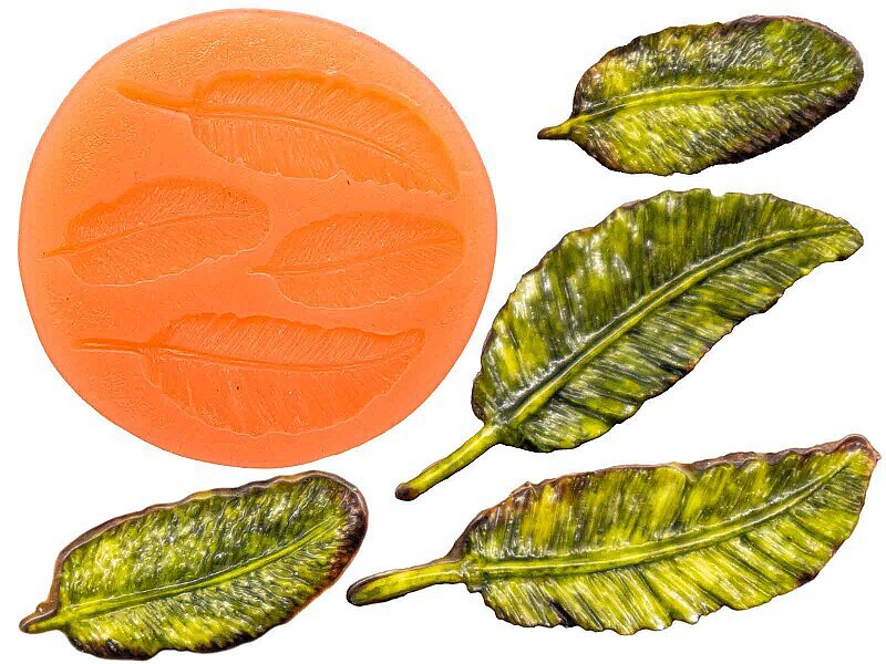 Yaprak Silikon Kalıbı PANO-104 - Kimyacınız