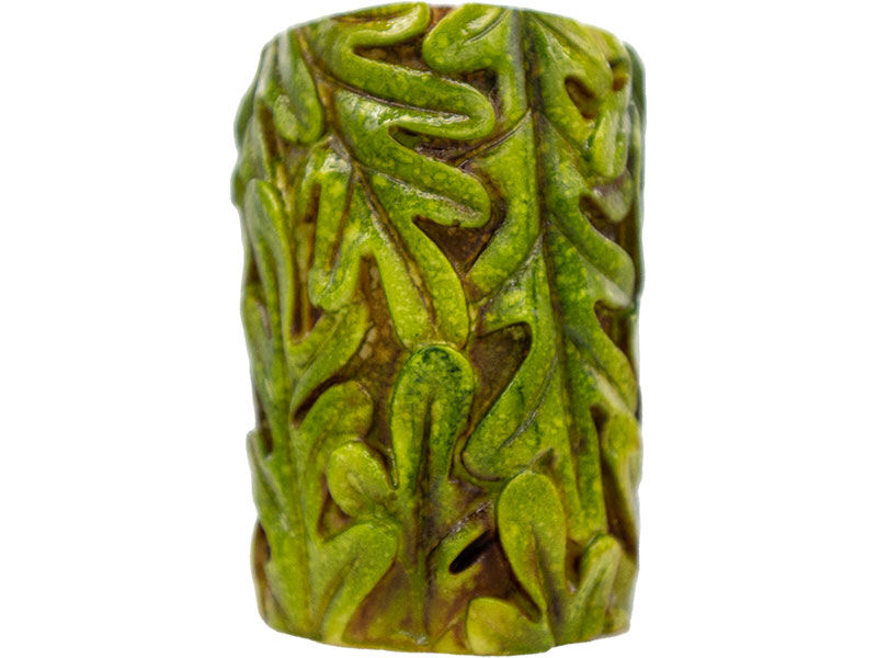 Yapraklı Silindir Silikon Mum Kalıbı M-107 - 3