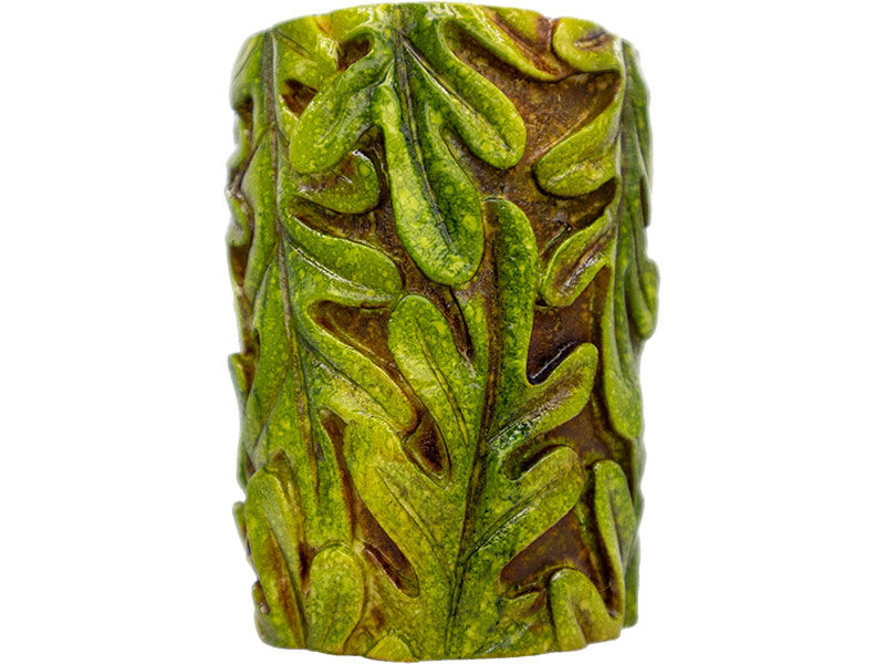 Yapraklı Silindir Silikon Mum Kalıbı M-107 - 4