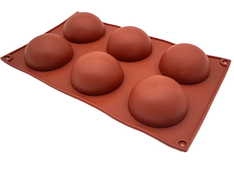 Yarım Küre 6'li Muffin Silikon Kek Kalıbı KM-008 - 2