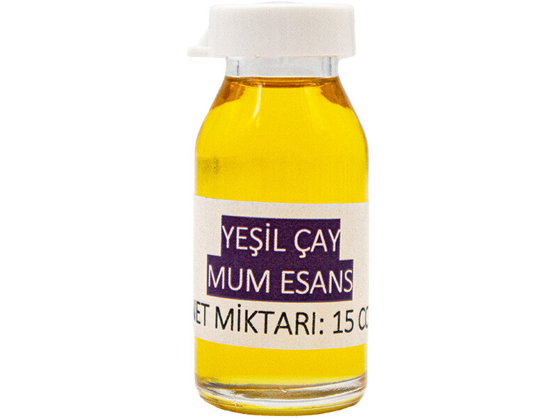 Yeşil Çay Mum Esansı 15 CC - Kimyacınız